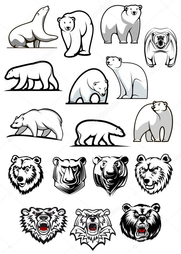 White polar bear cartoon characters Stock Vector Image by ©Seamartini #68127491 White polar bear cartoon characters Stock Vector Image by ©Seamartini #68127491