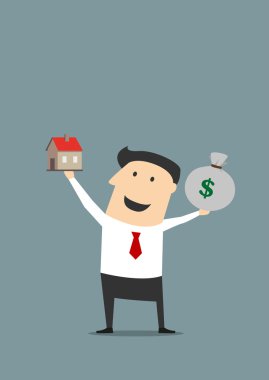 para çantasını ve eller evde iş adamı