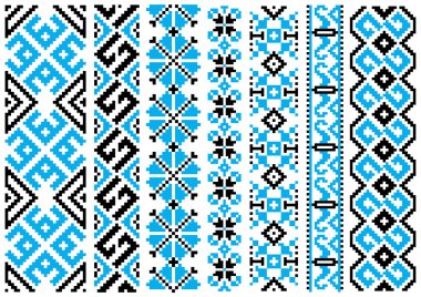 Etnik nakış süsler seamless modeli