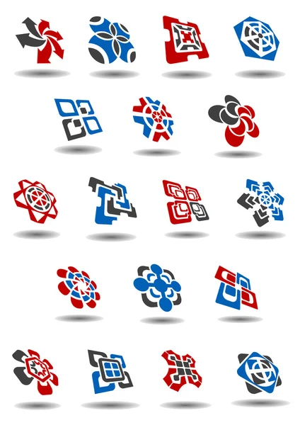 Abstract business icons and symbols templates — Stock Vector