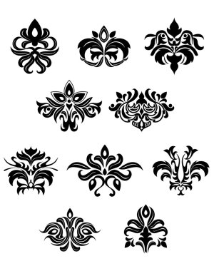 Çiçek bezemeler ve tasarım öğeleri