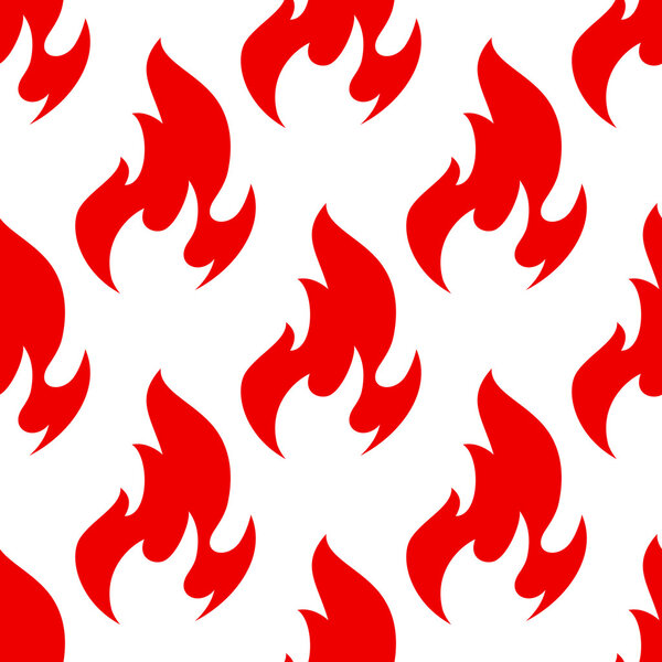 Красные всплески огненного пламени.
 