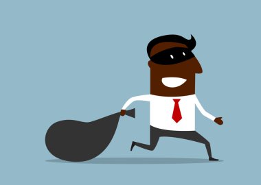 Businessman flees with stolen bag