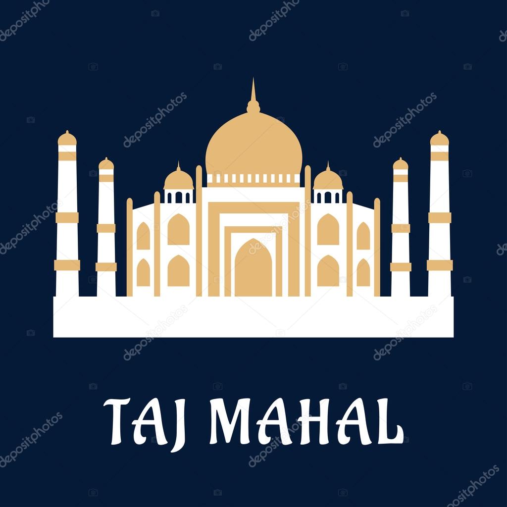 Taj Mahal famous Indian landmark