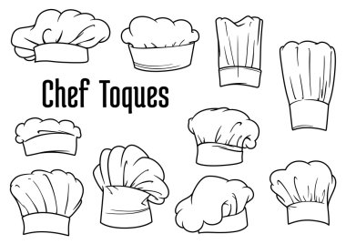 Chef caps and hats set