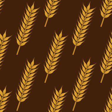 Olgun buğday seamless modeli kulakları