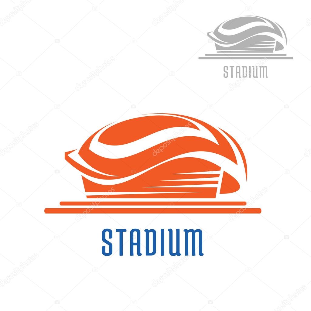 Sport area or stadium icon