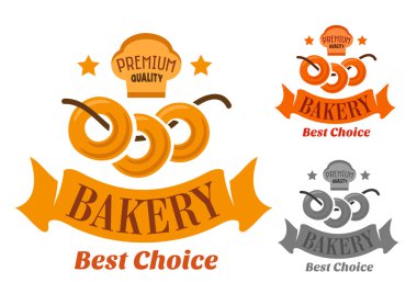 Bakery with soft sweet bagels