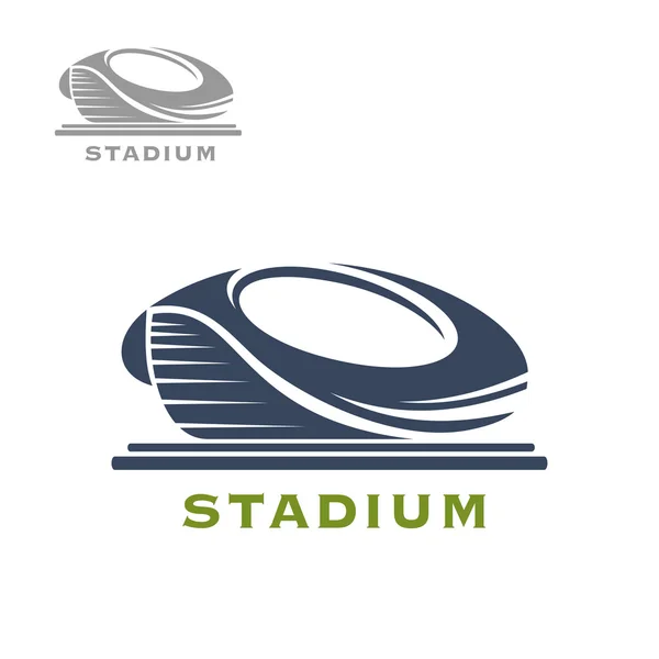 Arena deportiva o icono del estadio — Vector de stock