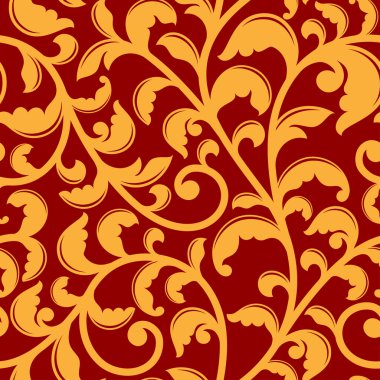 Floral swirls ile Seamless Modeli