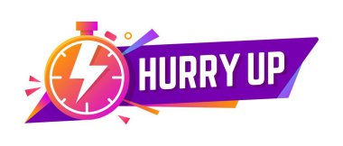 Acele et, son satış fiyatını düşür, indirim ikonu ya da etiket. Rozetsiz son fiyat, son şans mesajı vektör etiketi. Acele et. Turuncu kronometre ve tipografi etiketli özel indirimli anlaşma.