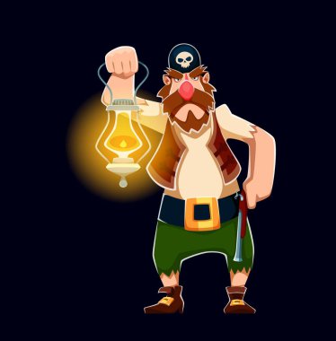 Karanlıkta parlayan fenerle nöbet tutan korsan çizgi film karakteri. Siyah şapkalı, kahverengi yelekli, altın kemerli ve sağlam ayakkabılı bir korsan. Karayip korsanı veya korsan denizci karakteri