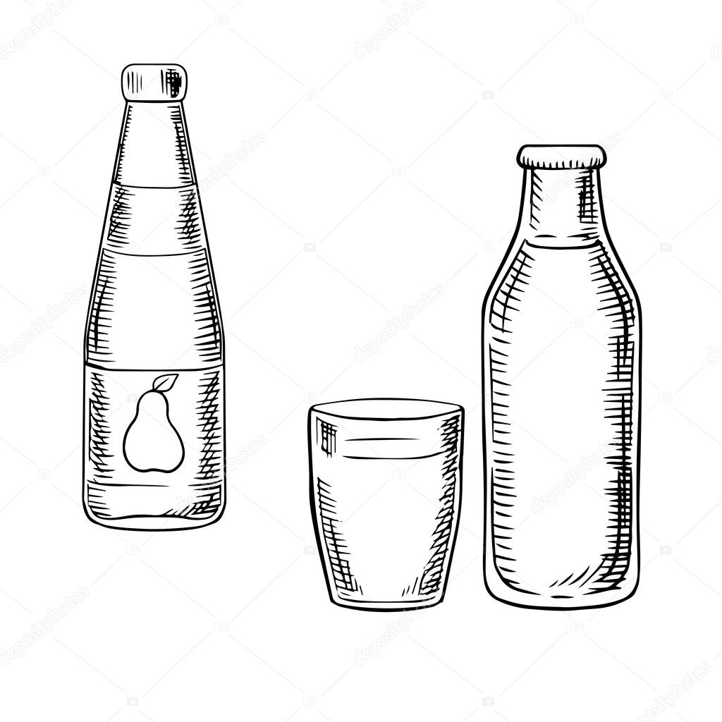 Top 233+ milk bottle sketch
