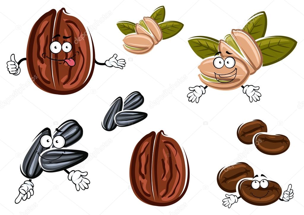 Cartoon nuts Vector Art Stock Images | Depositphotos Cartoon nuts Vector Art Stock Images | Depositphotos
