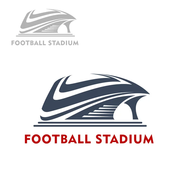 Abstract modern sports stadium icon — Stockový vektor