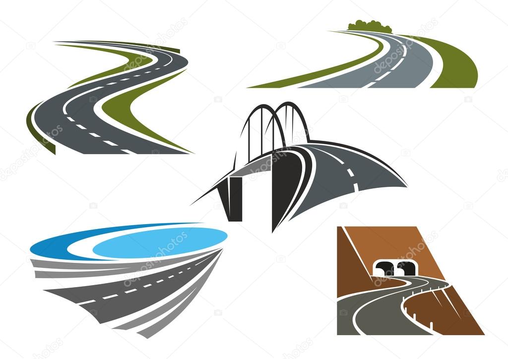 Road bridge, rural highways and road tunnels