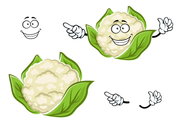 Cartoon cauliflower Vector Art Stock Images | Depositphotos