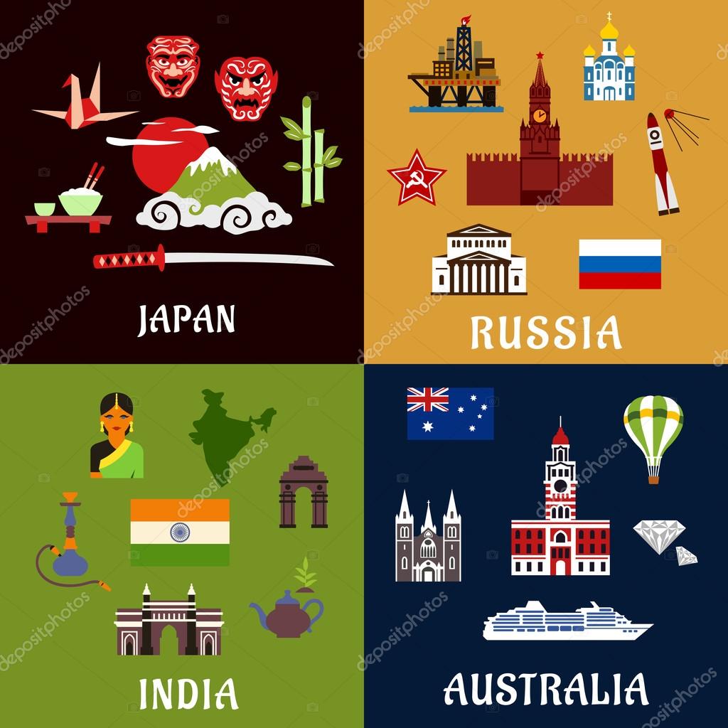 Russia country flag russian - Culture, Religion & Festivals Icons