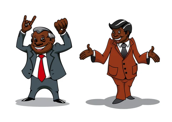 Successful cartoon businessman and manager — Wektor stockowy