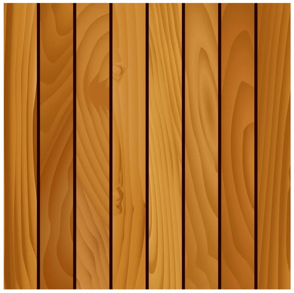 Wooden texture background with brown boards — Stock Vector