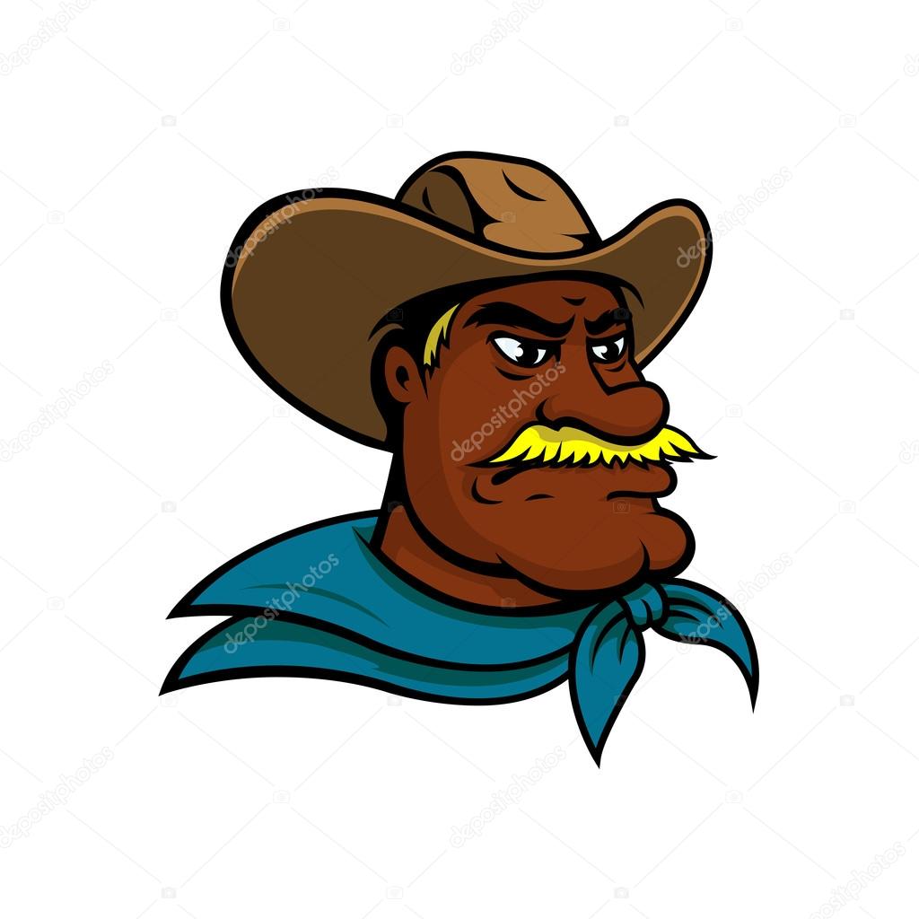 Old american cowboy cartoon character Stock Vector Image by ©Seamartini  #97888086