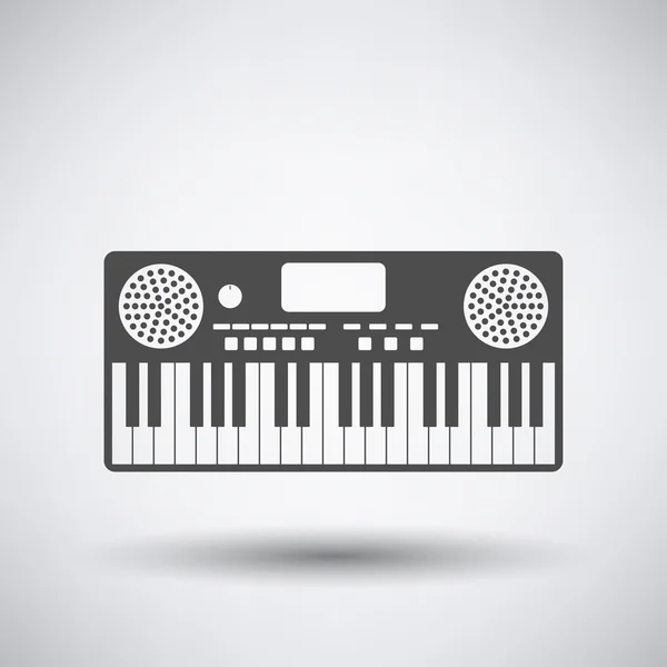 Ícone de sintetizador de música — Vetor de Stock