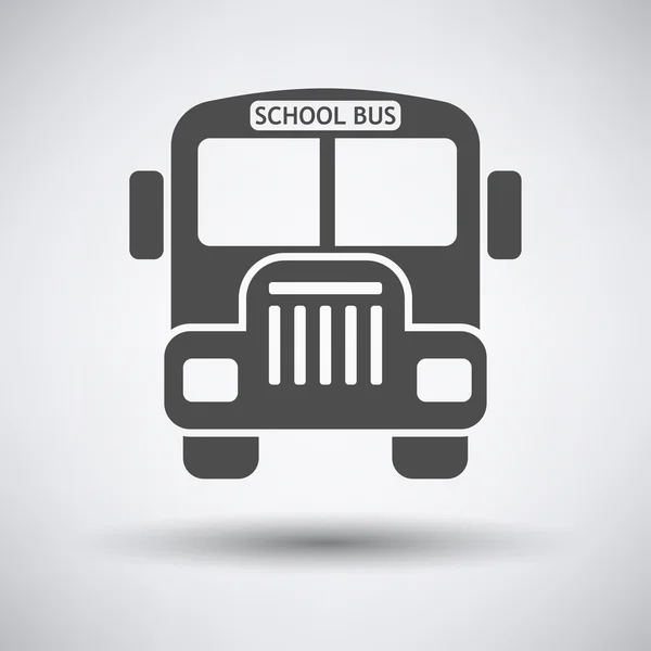 Icône de bus scolaire — Image vectorielle