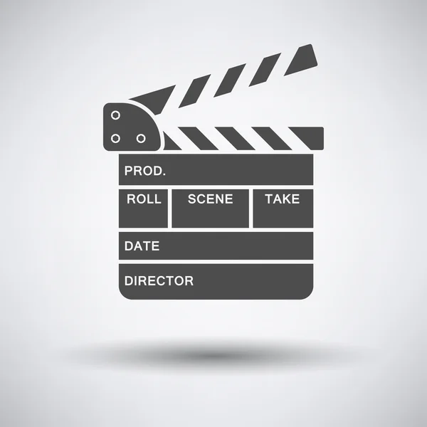 Ikon Clapperboard Film - Stok Vektor