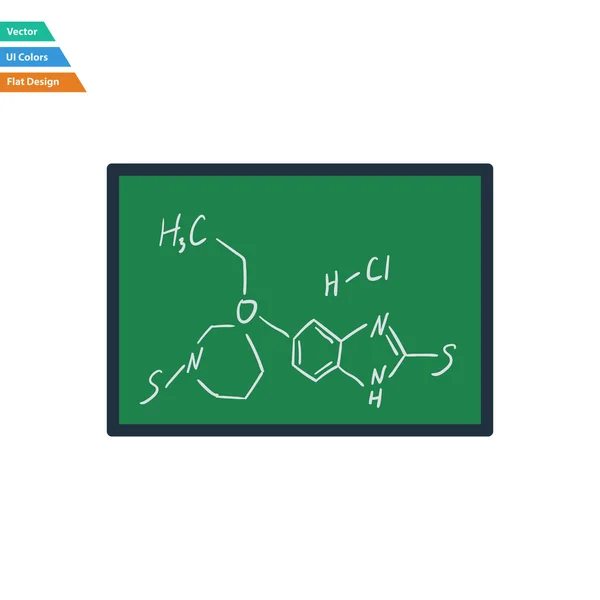 Icono de la fórmula química — Archivo Imágenes Vectoriales