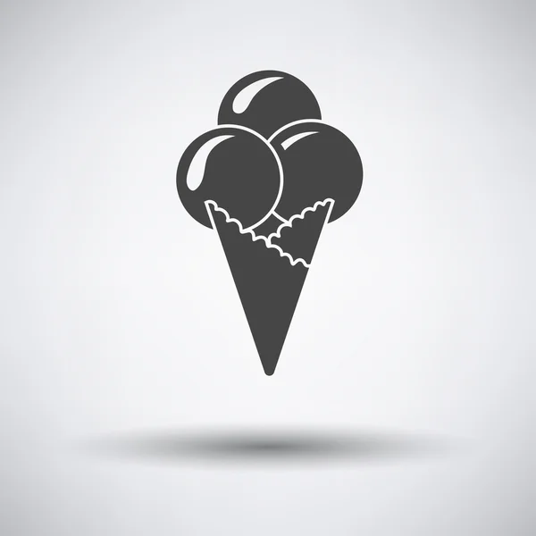 Icono de cono de helado — Vector de stock