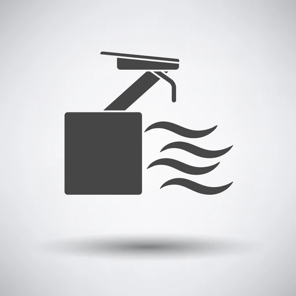 Potápěčský stojan ikona — Stockový vektor