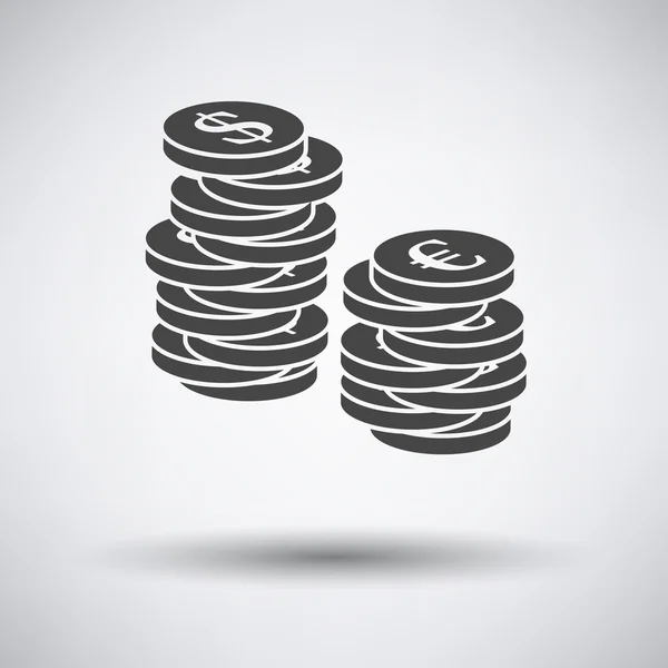 Stack of coins  icon — Stock Vector