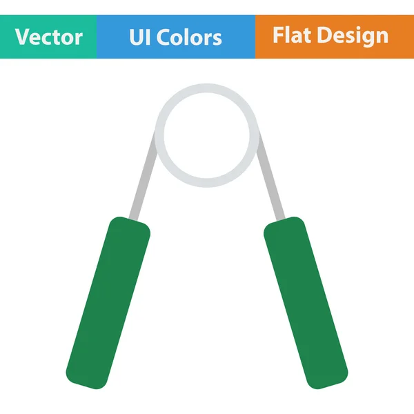 Plochý design ikona rukou Expander — Stockový vektor