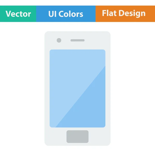 Значок смартфона. плоский дизайн — стоковый вектор