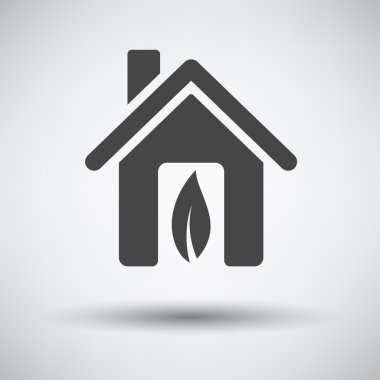 Yaprak simgesi ile ekolojik ev