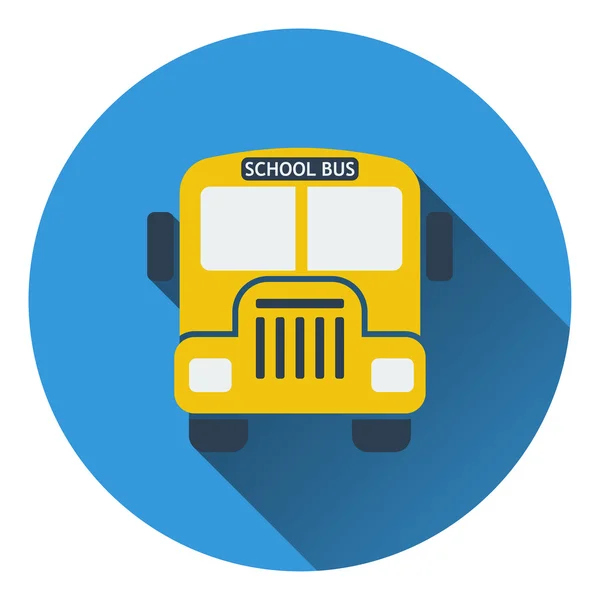 Icône du bus scolaire — Image vectorielle