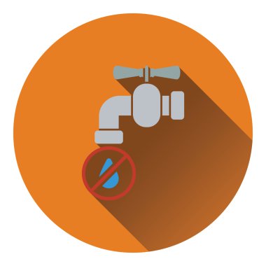 Su simgesi düşen su musluk