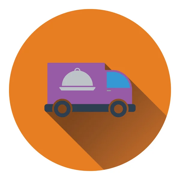 Delivering car icon — Stock Vector