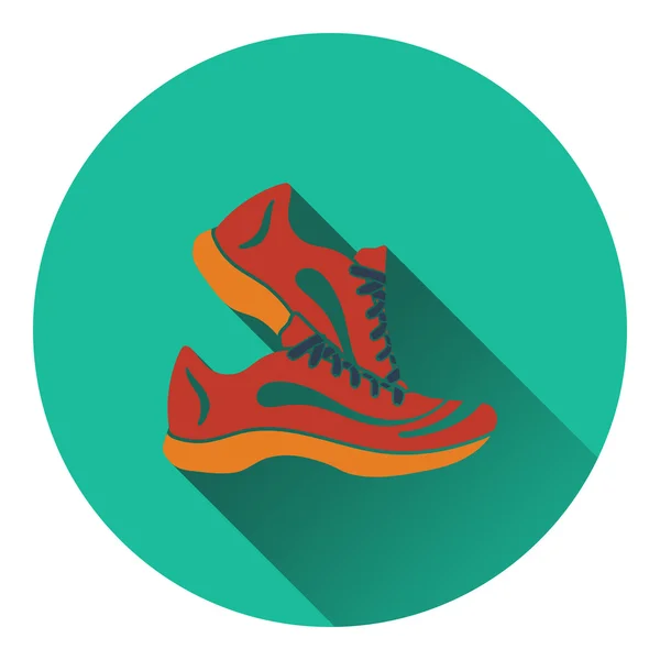 Ikonen för Fitness sneakers — Stock vektor