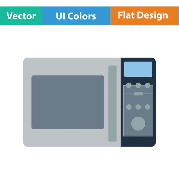 Micro wave oven icon — Stock Vector