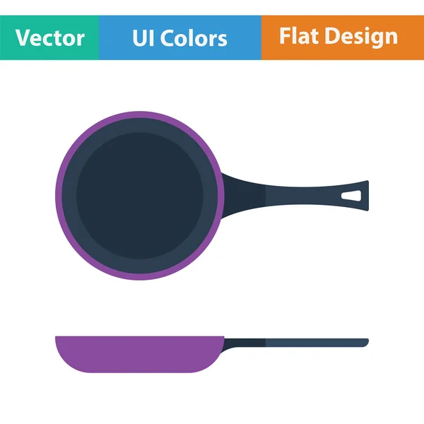 Icône casserole de cuisine — Image vectorielle