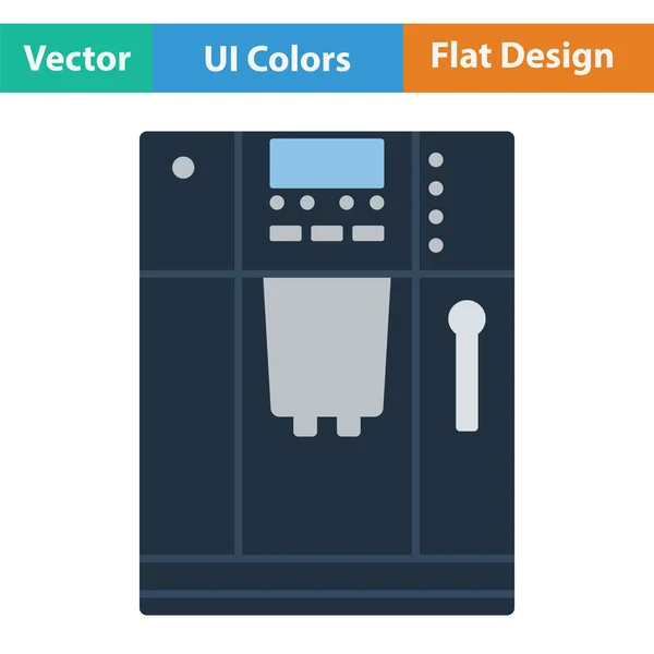 Keuken koffie machine-symbool — Stockvector