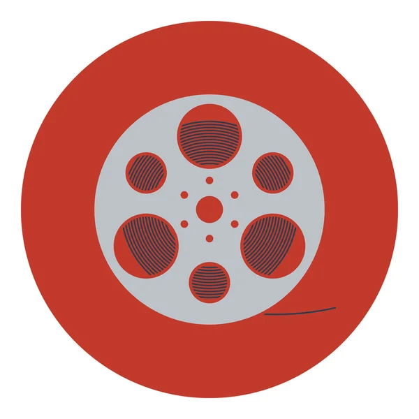 Film reel icon — Stock Vector