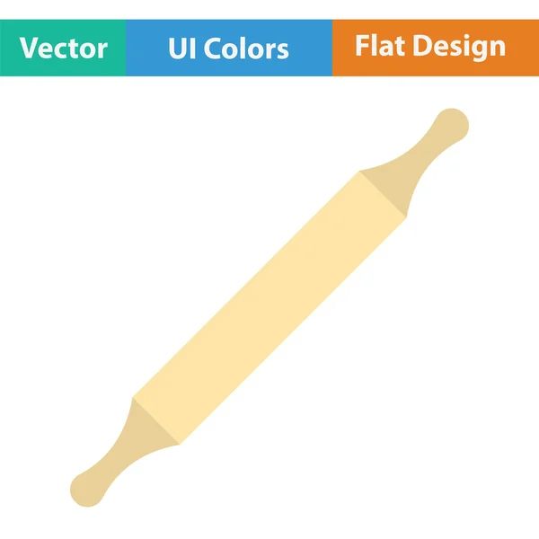 Padaria pin-roll ícone —  Vetores de Stock