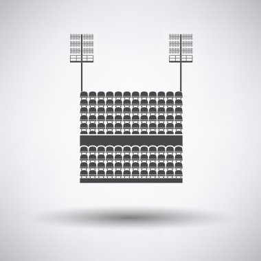 Stadium tribune with seats vector Stadium tribune with seats vector