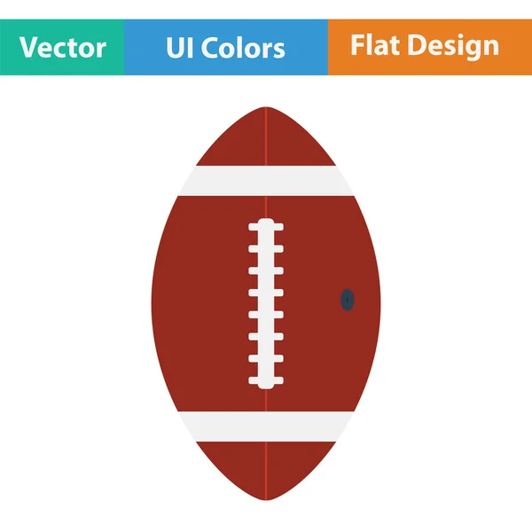 Ícone de bola de futebol americano —  Vetores de Stock