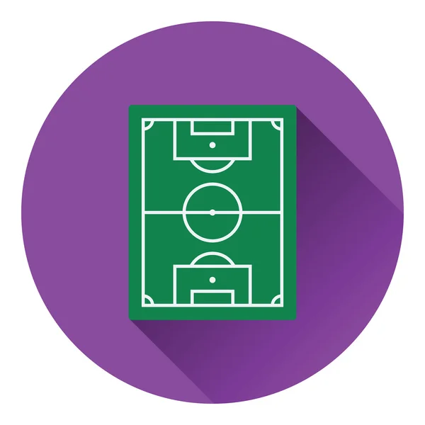 Icône du terrain de football — Image vectorielle