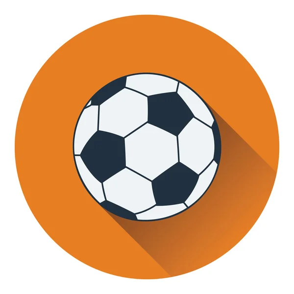 Futbol topu simgesini — Stok Vektör