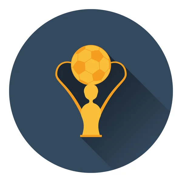 Icon of football cup — Stock Vector