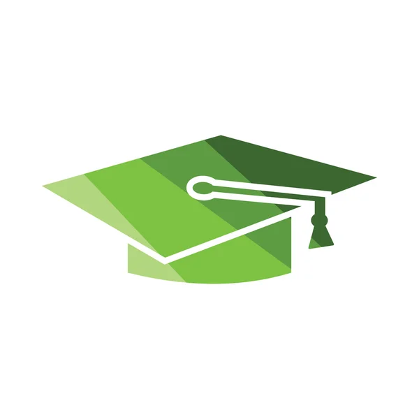 Icono de la tapa de graduación — Vector de stock